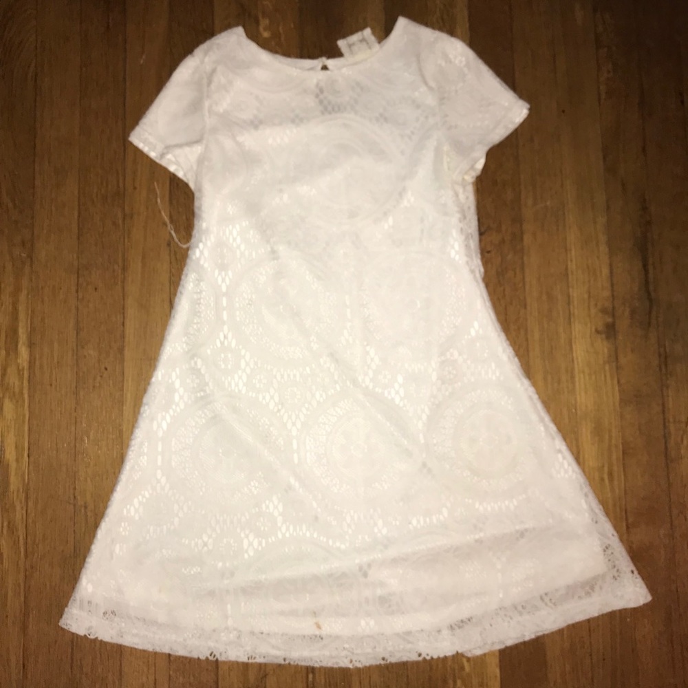 Babydoll White Lace dress S